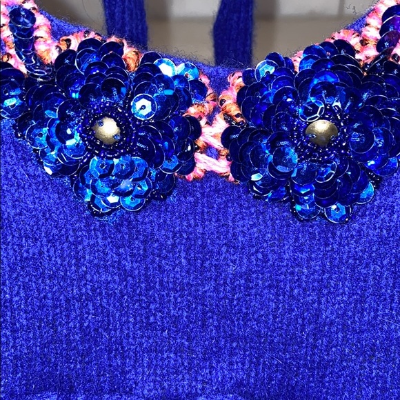 FREE PEOPLE ANGORA JEWEL SWEATER - Picture 4 of 7